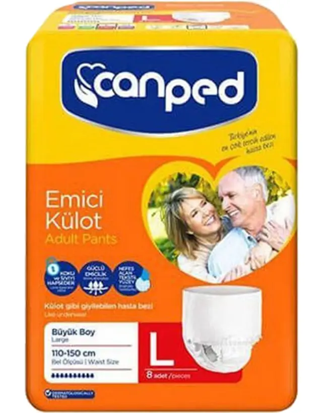 CANPED EMİCİ KÜLOT LARGE 8Lİ*8