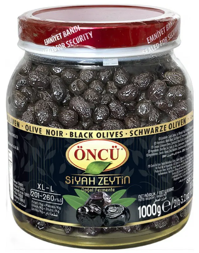 ÖNCÜ S.YAĞLI ZEYTİN L-XL(201-260) PET 1KG*6