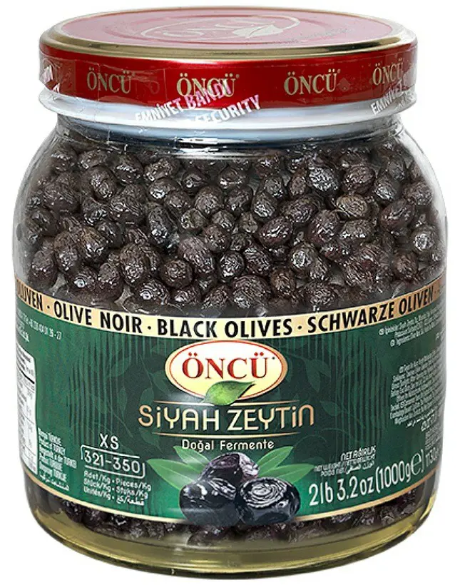 ÖNCÜ S.YAĞLI ZEYTİN XS (321-350) PET 1KG*6