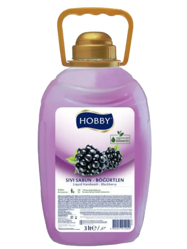 Hobby Sıvı Sabun Böğürtlen 3000ml*4