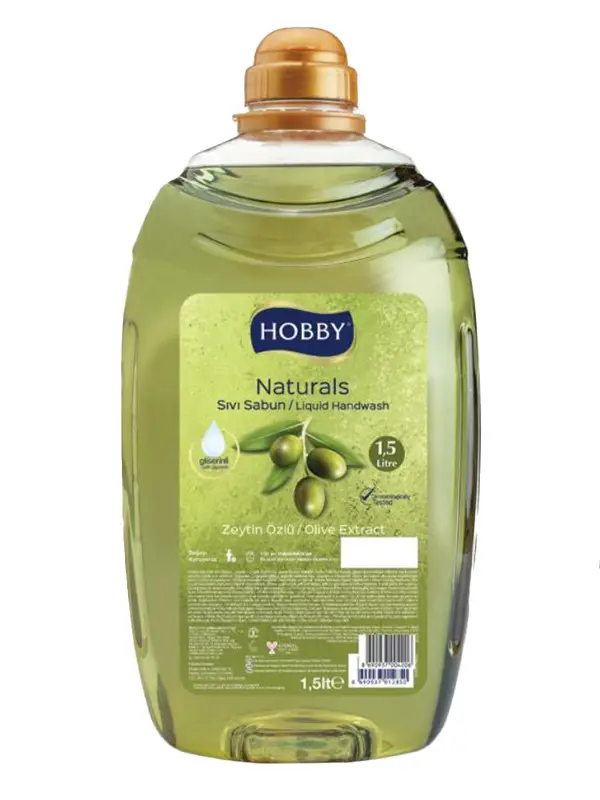 Hobby Zeytin Sıvı Sabun 1500ml*8