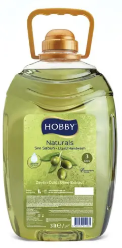 Hobby Sıvı Sabun Zeytin 3000ml*4