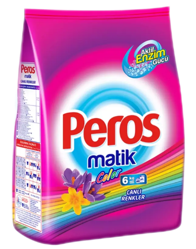 PEROS MATİK CANLI RENKLER 6KG*1