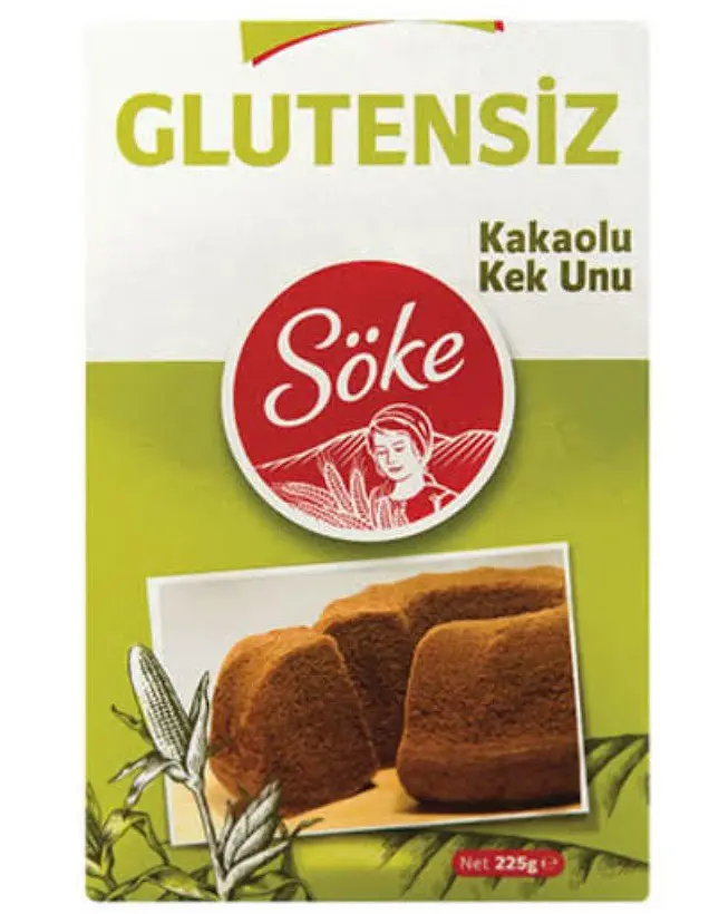 SÖKE GLUTENSİZ KAKAOLU KEK UNU 225GR*6