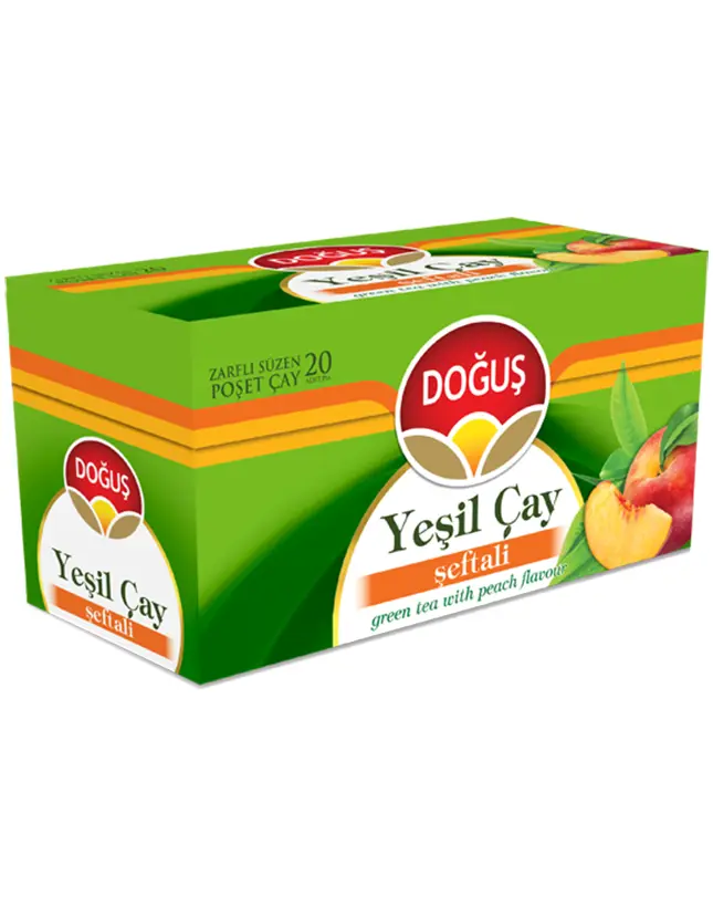 DOĞUŞ YEŞİL ÇAY ŞEFTALİ 20x1,75gr*12