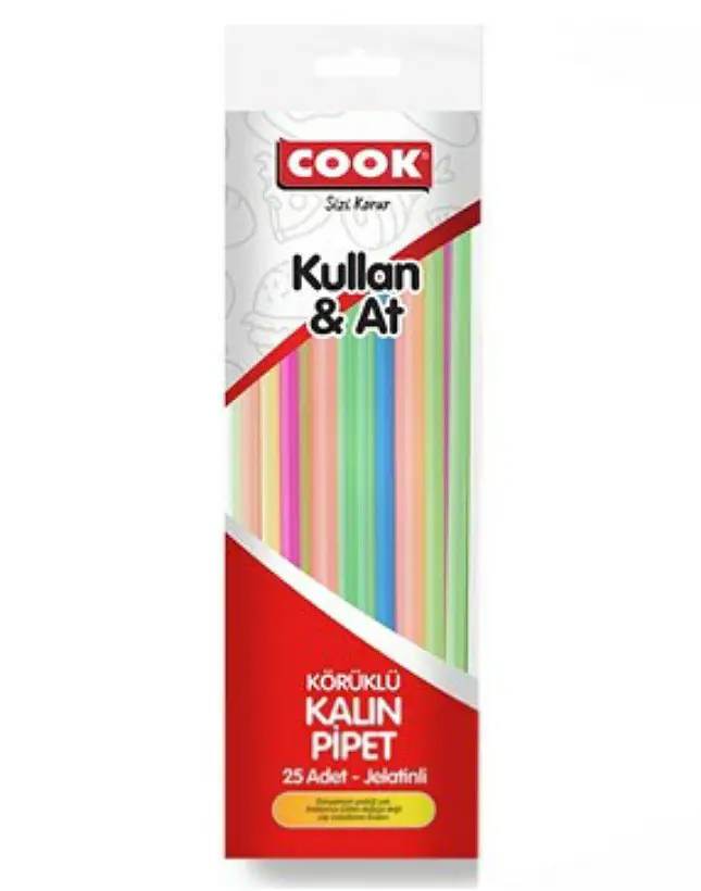 COOK KALIN KÖRÜKLÜ JELATİNLİ PİPET 25*50