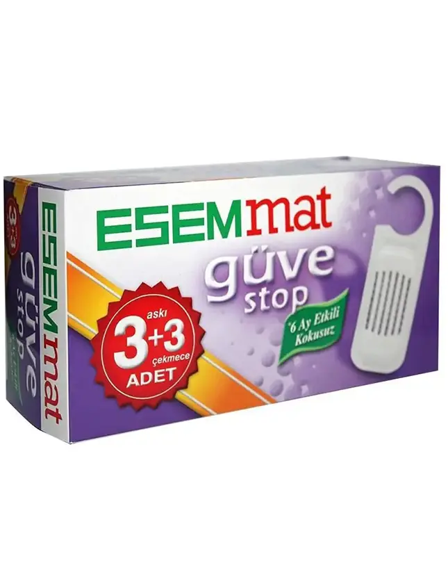 ESEMMAT GÜVE STOP(3 ASKI+3 ÇEKMECE)*24