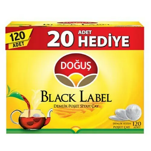 DOĞUŞ BLACK LABEL DEMLİK POŞET ÇAY 120x3,2gr*10