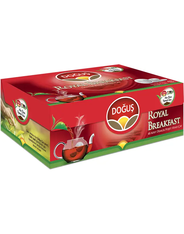 DOĞUŞ ROYAL BREAKFAST DEMLİK POŞET ÇAY 48x3,2gr*16