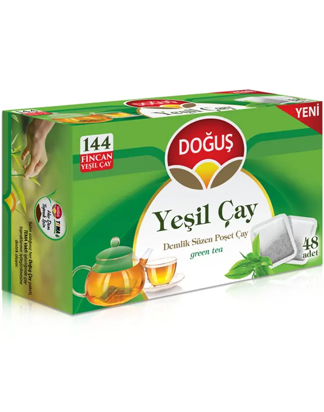 DOĞUŞ YEŞİLÇAY DEMLİK POŞET 48x3,2gr*16