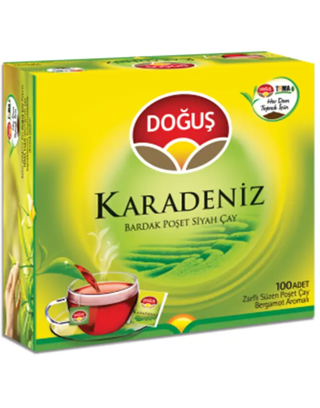 DOĞUŞ KARADENİZ BARDAK POŞET ÇAY 100x2gr*8