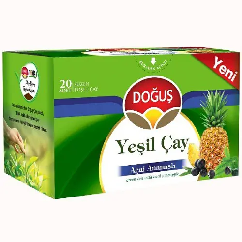 DOĞUŞ YEŞİL ÇAY ACAI-ANANASLI 20x1,75gr*12