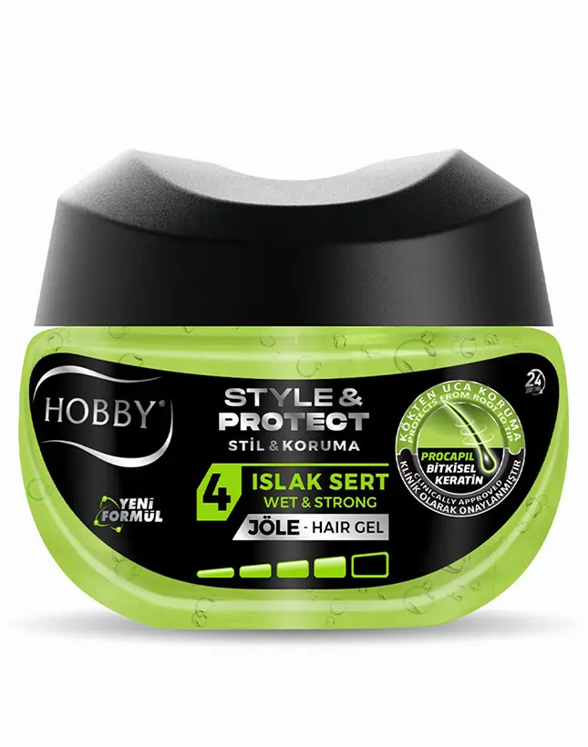 Hobby S&P Saç Jole Islak Sert 400ml*24