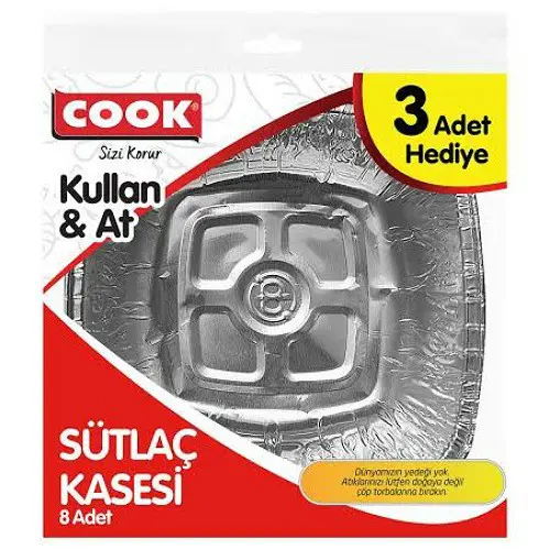 COOK ALÜMİNYUM KASE SÜTLAÇ 5+3*80