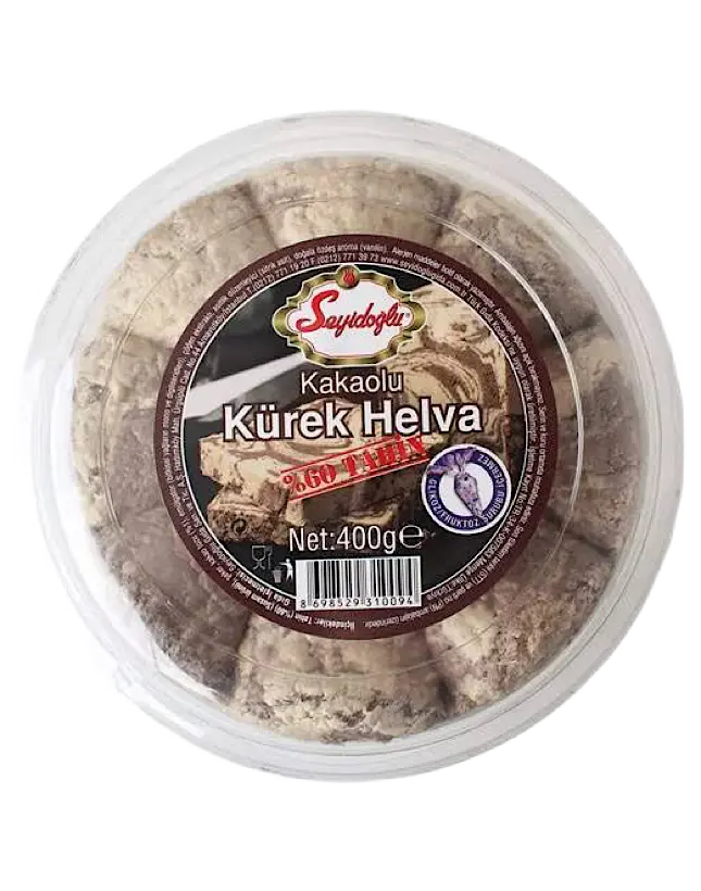 SEYİDOĞLU KAKAOLU TAHİN KÜREK HELVA 400gr*10