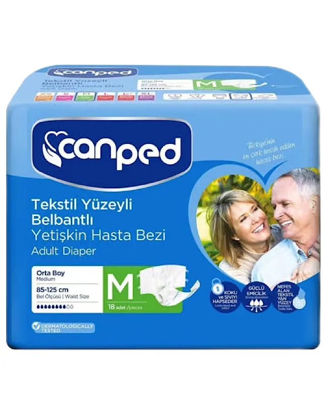 CANPED BELBANTLI H.BEZİ TEKSTİL EKO ORTA 18Lİ*4