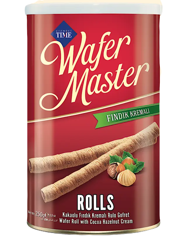 W.MASTER ROLLS KAK.FINDIK KRE.RULO 250gr*12