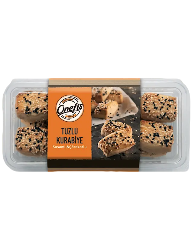 ONEFİS ÇÖREKOTLU&SUSAMLI KURABİYE 250gr*12