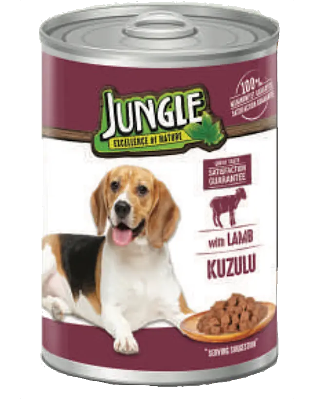 Jungle Kuzu Etli Köpek Konservesi 400gr*12