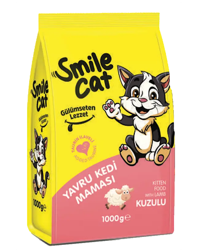 Smile Yavru Kedi Kuzulu Kuru Mama 1kg*6