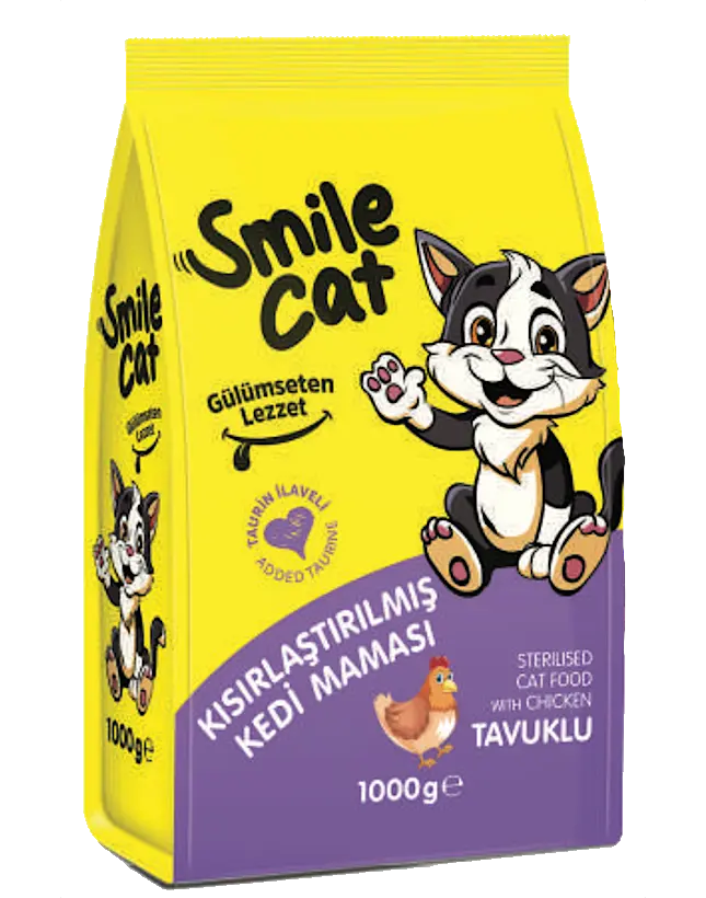 Smile Yetişkin Kısır Kedi Tavuklu Kuru Mama 1kg*6