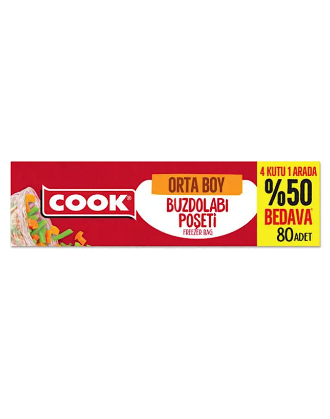 Cook Orta Buz.Poş.24*38cm.80 Ypk*24