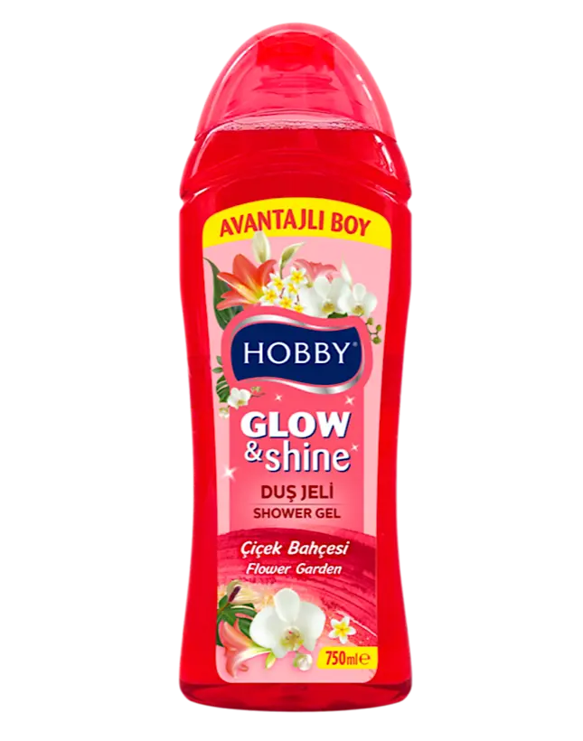 Hobby Vücut Şamp.Glow&Shine Çiç.Bah.750ml*12