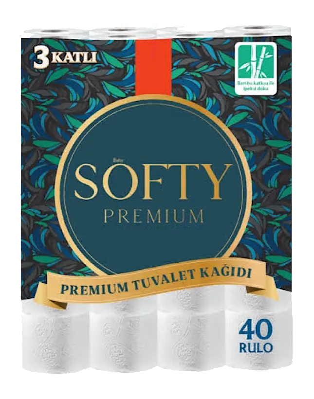 Softy Tuvalet Kağıdı Premium 40lı*2