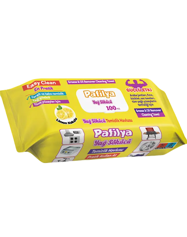 Pafilya Yağ Sökücü Temizlik Havlusu 100lü*15