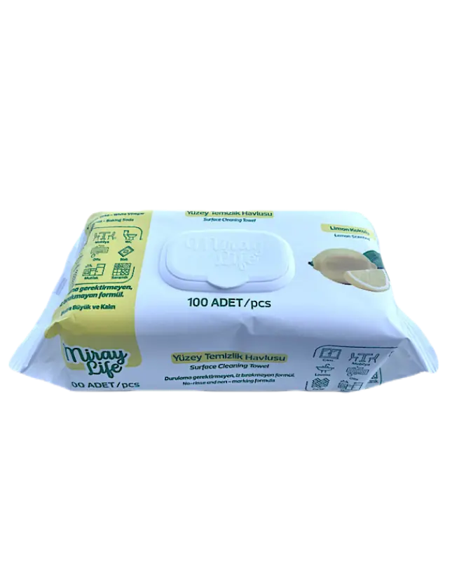Miray Life Yüzey Tem.Havl.Limon 100lü*12