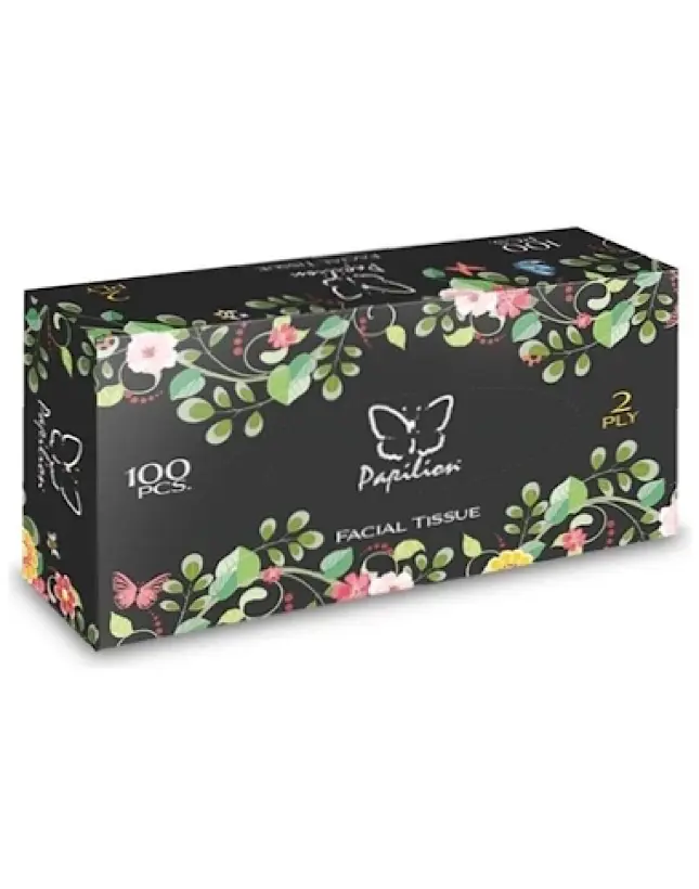 Papilion Kutu Mendil Çiçek 100lü*24